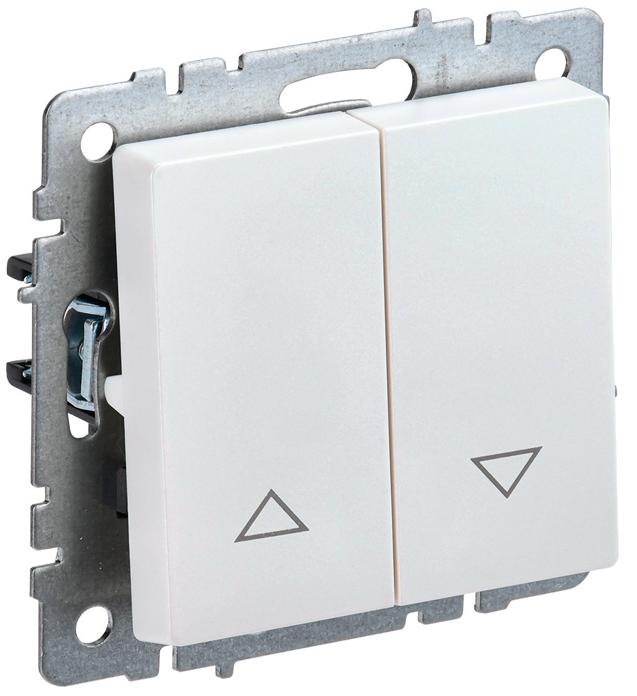 IEK Brite Жемчуг Выключатель IEK BRITE жалюзи 10А ВС10-1-5-БрЖ жемчуг BR-V15-0-10-K36