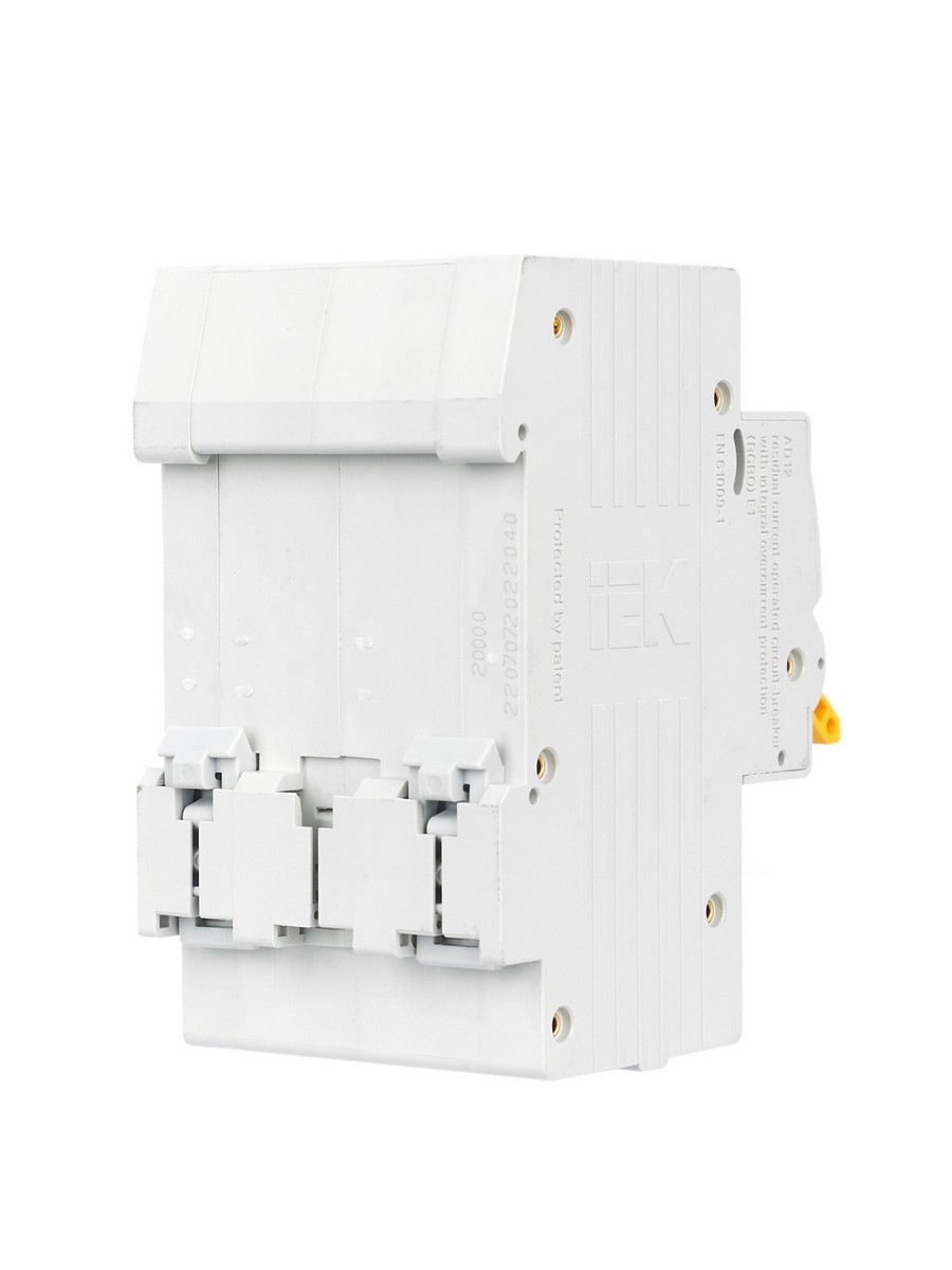 IEK Дифференциальный автоматический выключатель IEK KARAT АД12 2Р 40А 30мА MAD10-2-040-C-030 