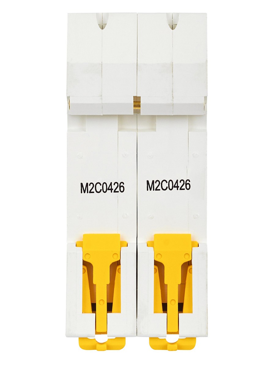 2 полюсные (двухполюсные) Автоматический выключатель IEK ARMAT M06N 2P C 4А AR-M06N-2-C004 