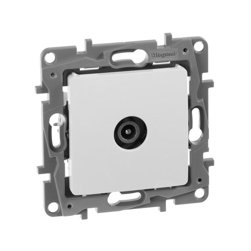 Legrand Etika Белый Розетка TV Legrand Etika белый проходная, 15дБ 672263