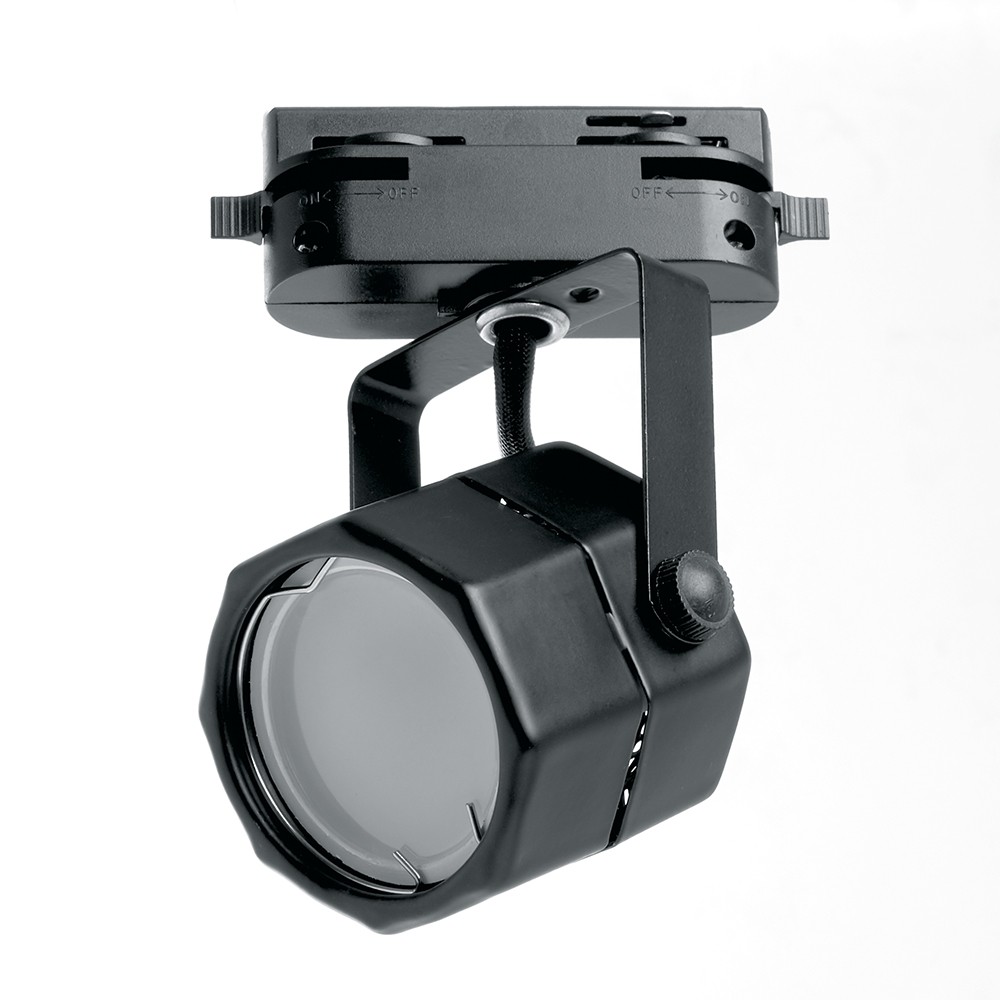 Трековые светодиодные светильники Светильник Feron AL192 трековый на шинопровод под лампу GU10 черный 41594 