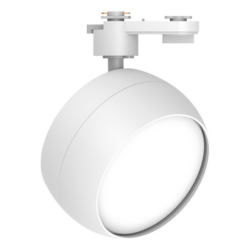 Трековые светодиодные светильники Светильник Feron AL167 трековый однофазный на шинопровод под лампу GX70 белый 48550 