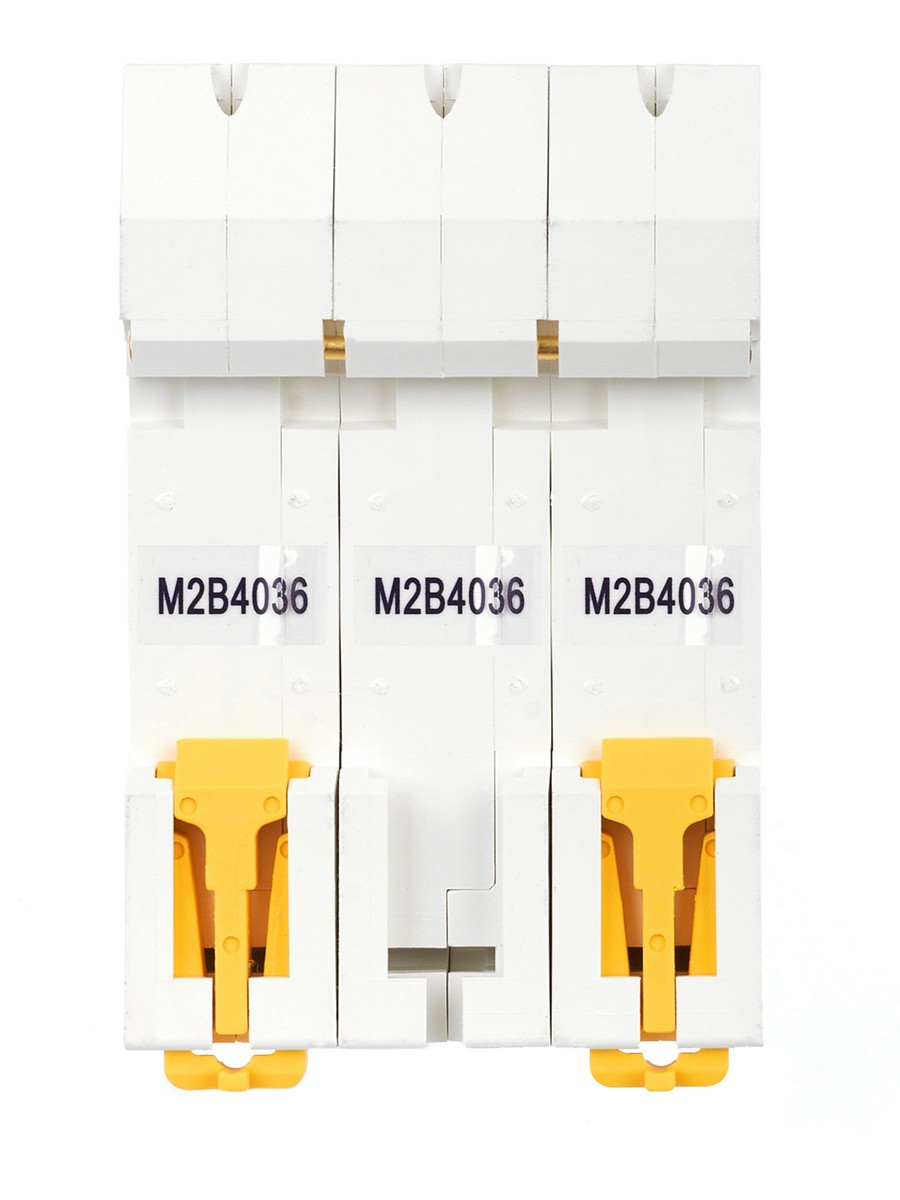 3 полюсные (трехполюсные) Автоматический выключатель IEK ARMAT M06N 3P B 40А AR-M06N-3-B040 