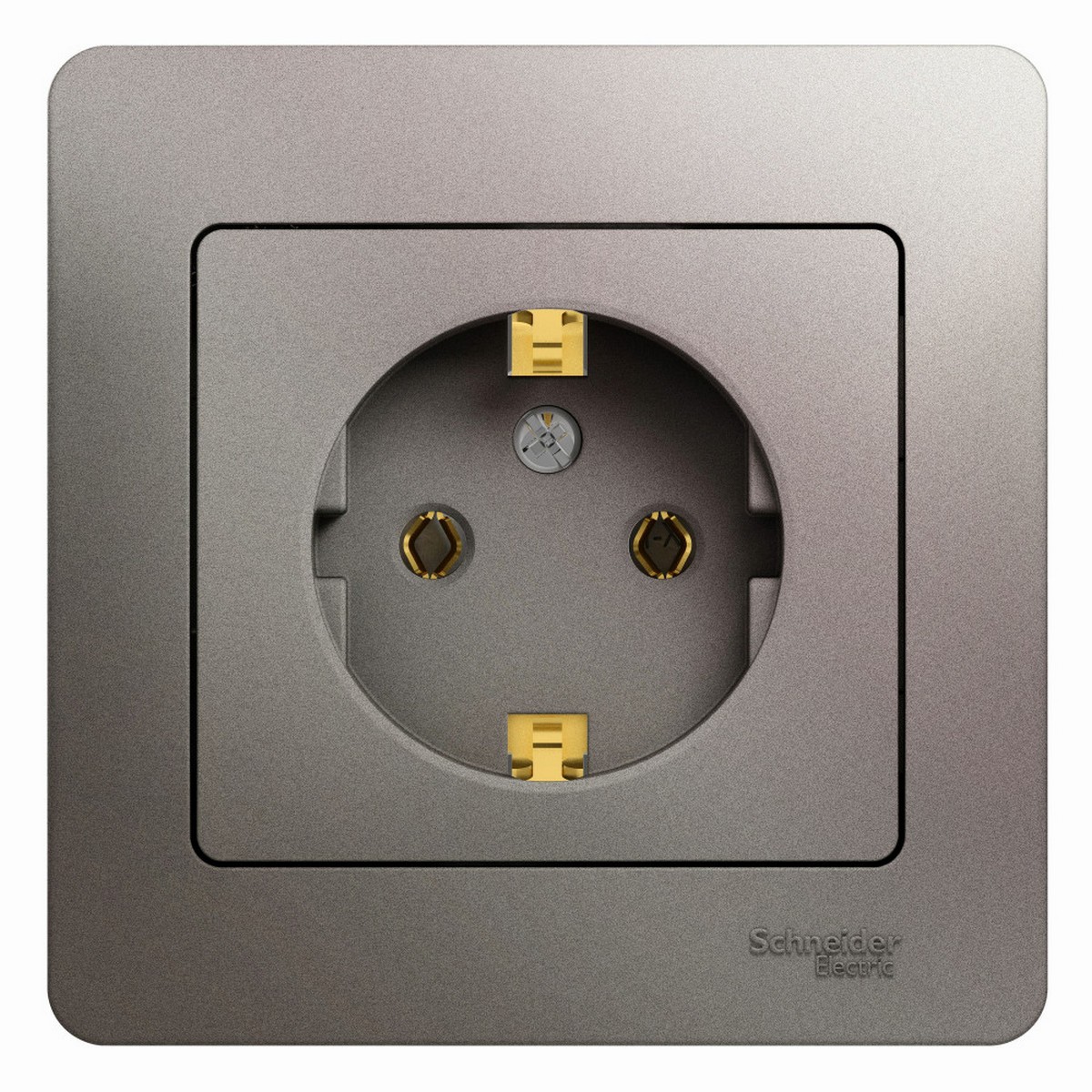Glossa Платина Розетка Systeme Electric Glossa Платина с-з (в сборе) GSL001242