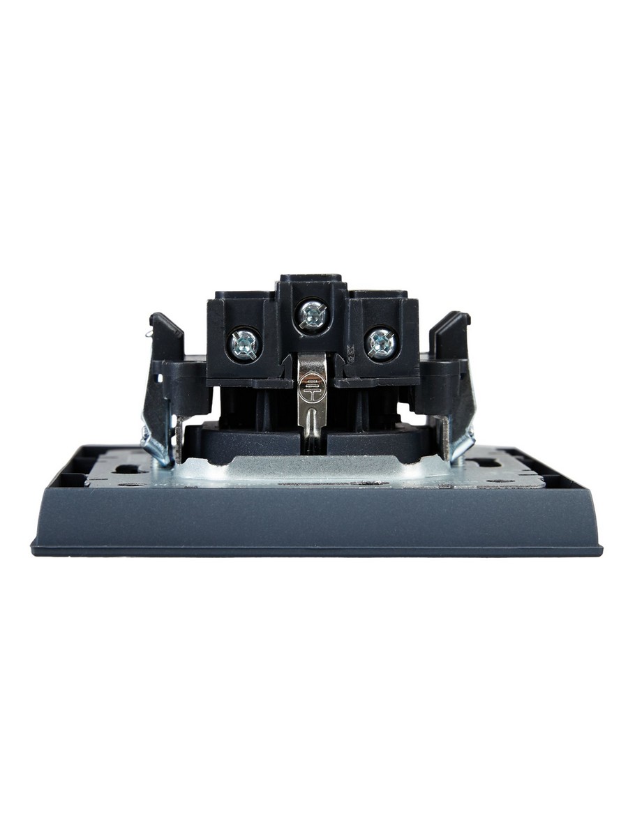 IEK Brite Маренго Розетка IEK BRITE Маренго с з/к/ш 16А в сборе РСР14-1-0-БрМ BR-R14-16-K35-F