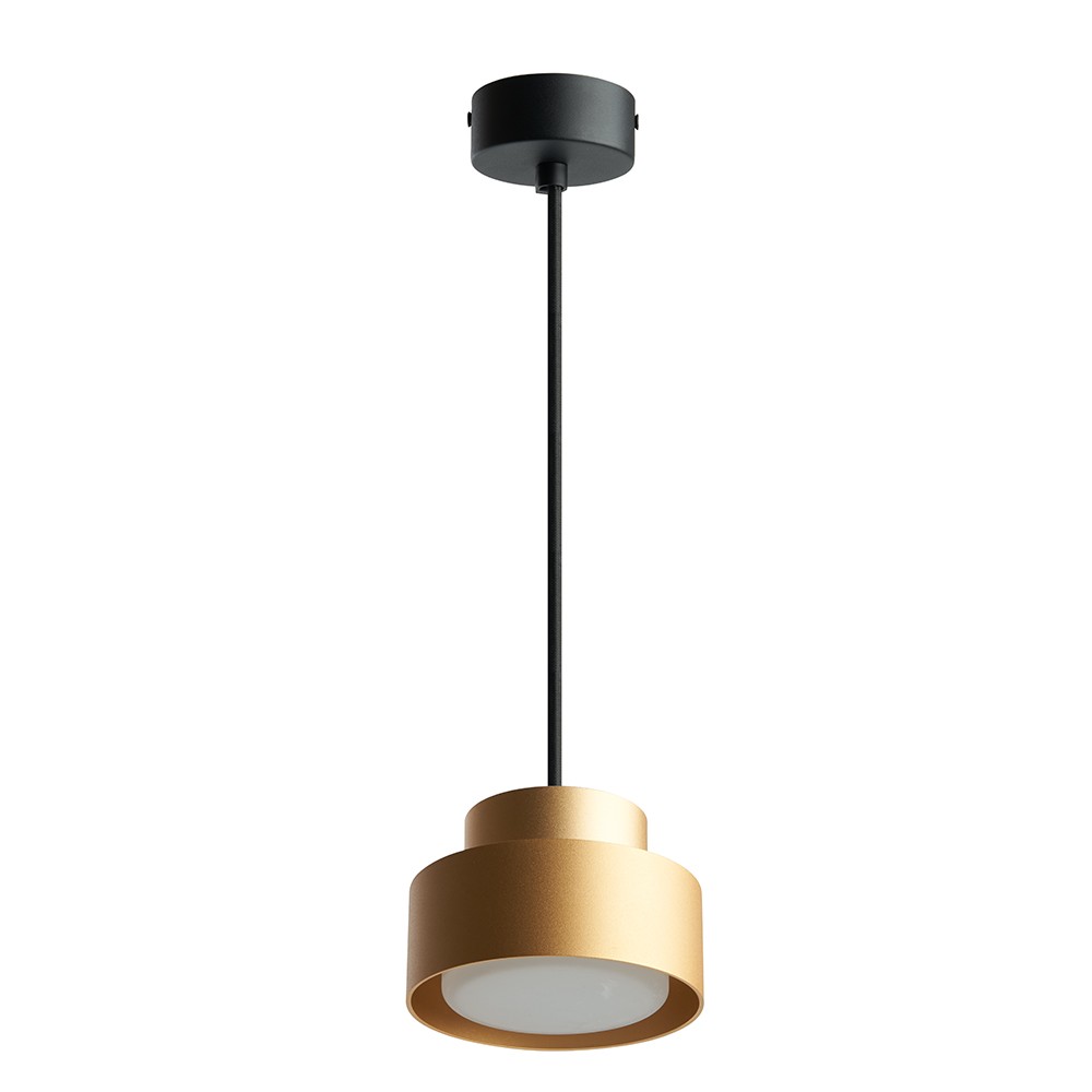 Подвесные светодиодные светильники Светильник подвесной Feron HL3678 Barrel AURA levitation GX53 золото 48411 