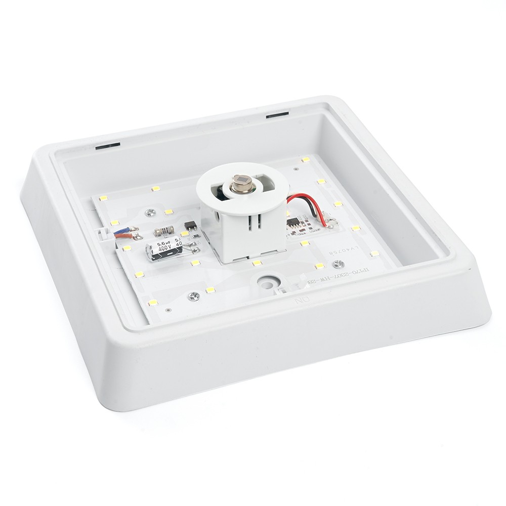 Светодиодные светильники ЖКХ Светильник светодиодный Feron AL3023 с ИК-датчиком 15W 6500K IP20 белый 41801 