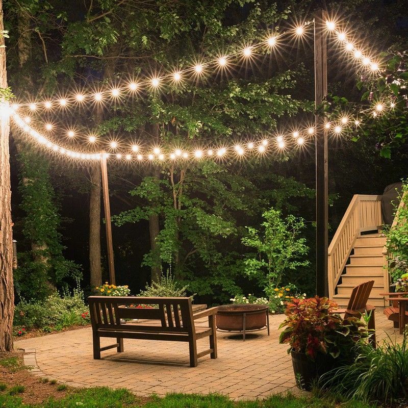 Белт-лайт Feron CL50-8 10 шт E27 шаг 50 см белый 8 м и 3 м шнур IP65