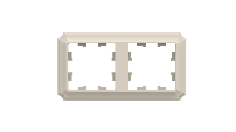 AtlasDesign Рамки Antique Рамка Systeme Electric AtlasDesign Antique Бежевый 2-ая, универсальная ATN100202