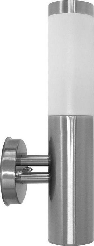 Уличные настенные светильники Светильник уличный Feron DH021-B Техно на стену вверх 18W E27 230V серебро 11807 