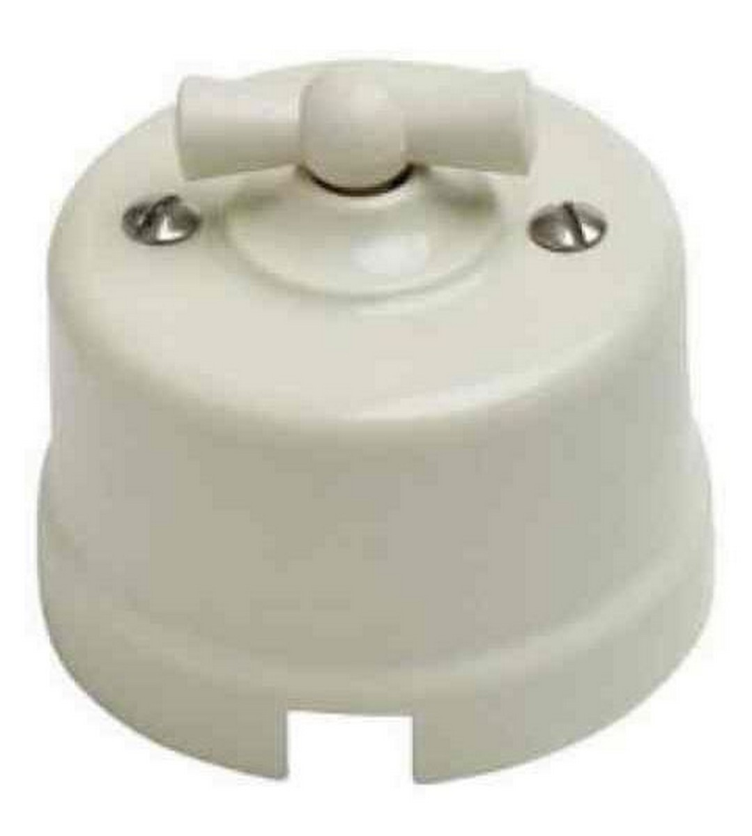 Bironi Лизетта - Ретро розетки и выключатели Выключатель перекрестный BIRONI Слоновая кость 1-кл B1-203-211