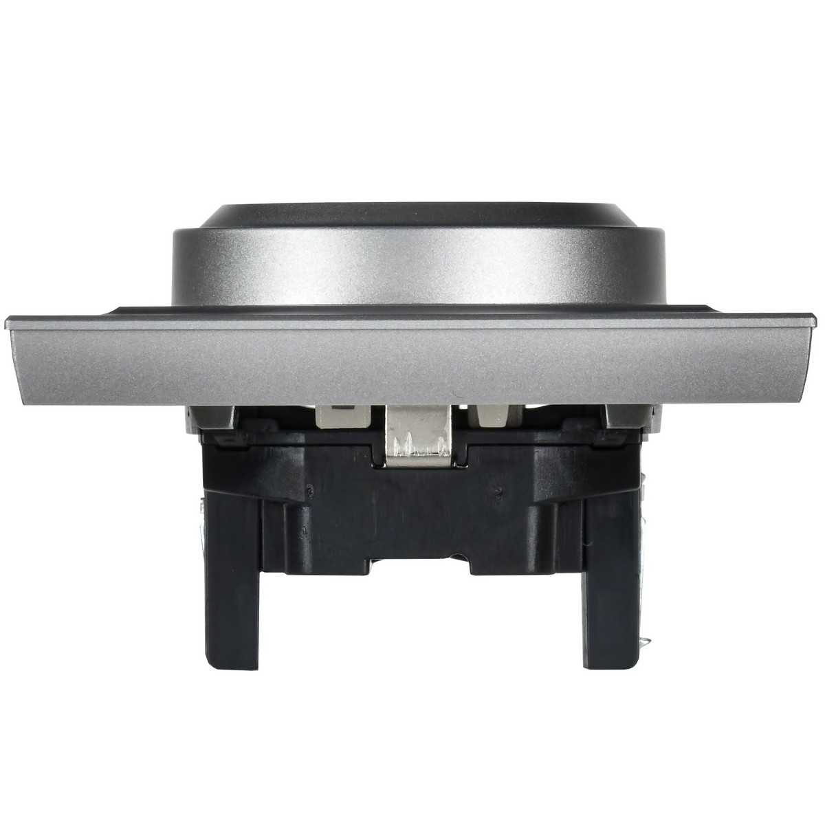 IEK Brite Алюминий Розетка IEK BRITE 2-ая с/з с шторками 16А в сборе РСш12-3-БрА алюминий BR-R24-16-K47-F