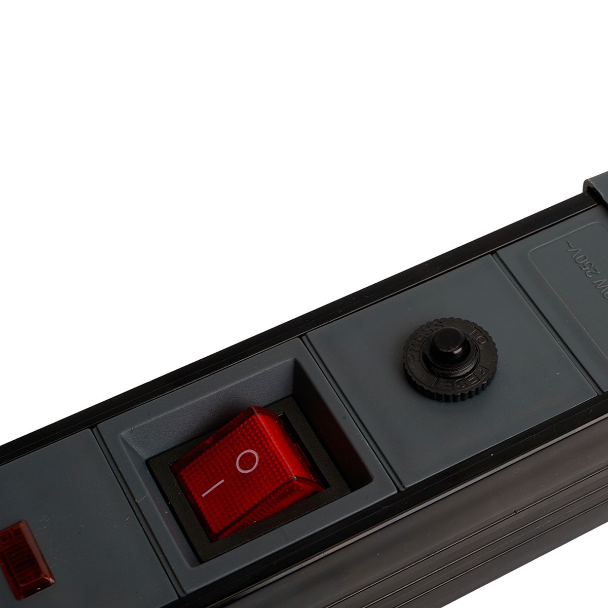 Колодки и удлинители, тройники Сетевой фильтр 6-местный с/з STEKKER HM22-61-05 5 м Techno черный 50161 