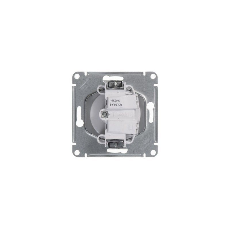 Glossa Белый Розетка Systeme Electric Glossa Белый без заземления GSL000141