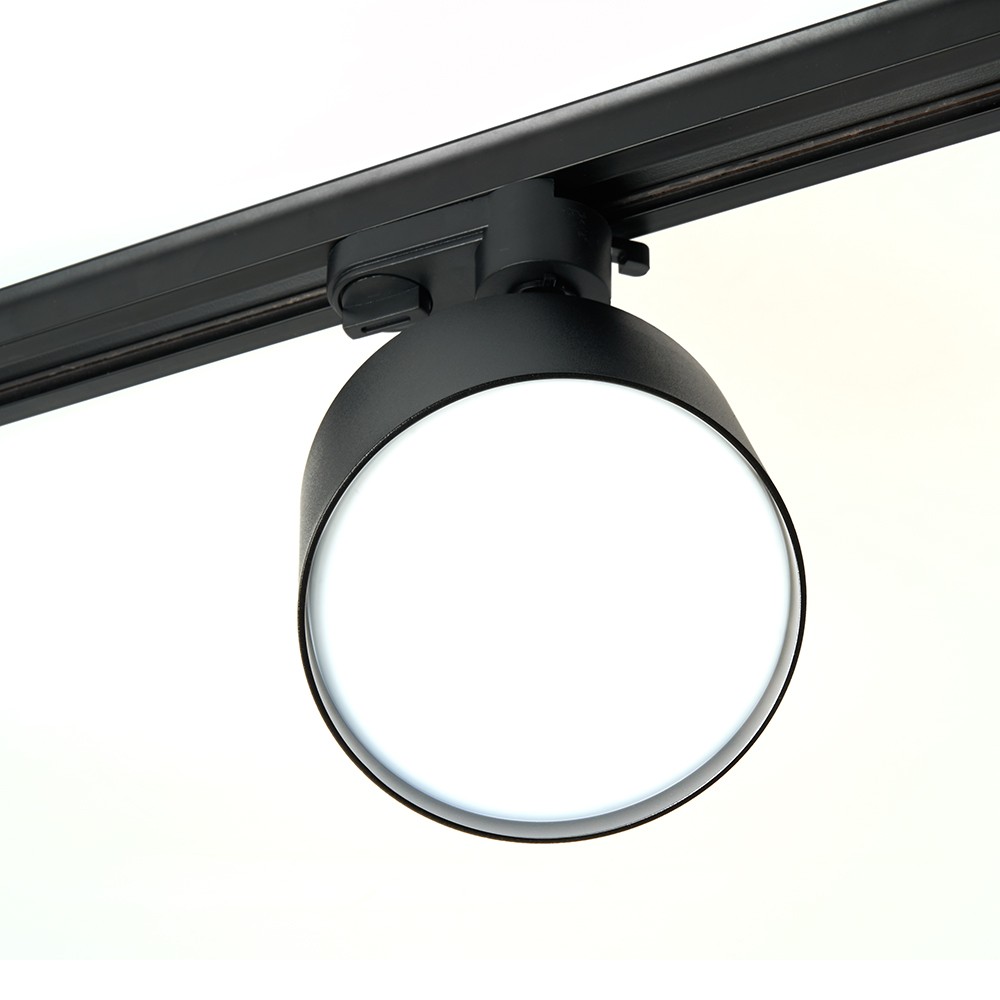 Трековые светодиодные светильники Светильник Feron AL166 трековый на шинопровод под лампу GX70 черный 48545 