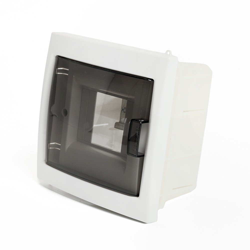 Пластиковые боксы и щиты Stekker Бокс встраиваемый STEKKER EBX50-2/04-20 4 модуля пластик серия Standart 49632