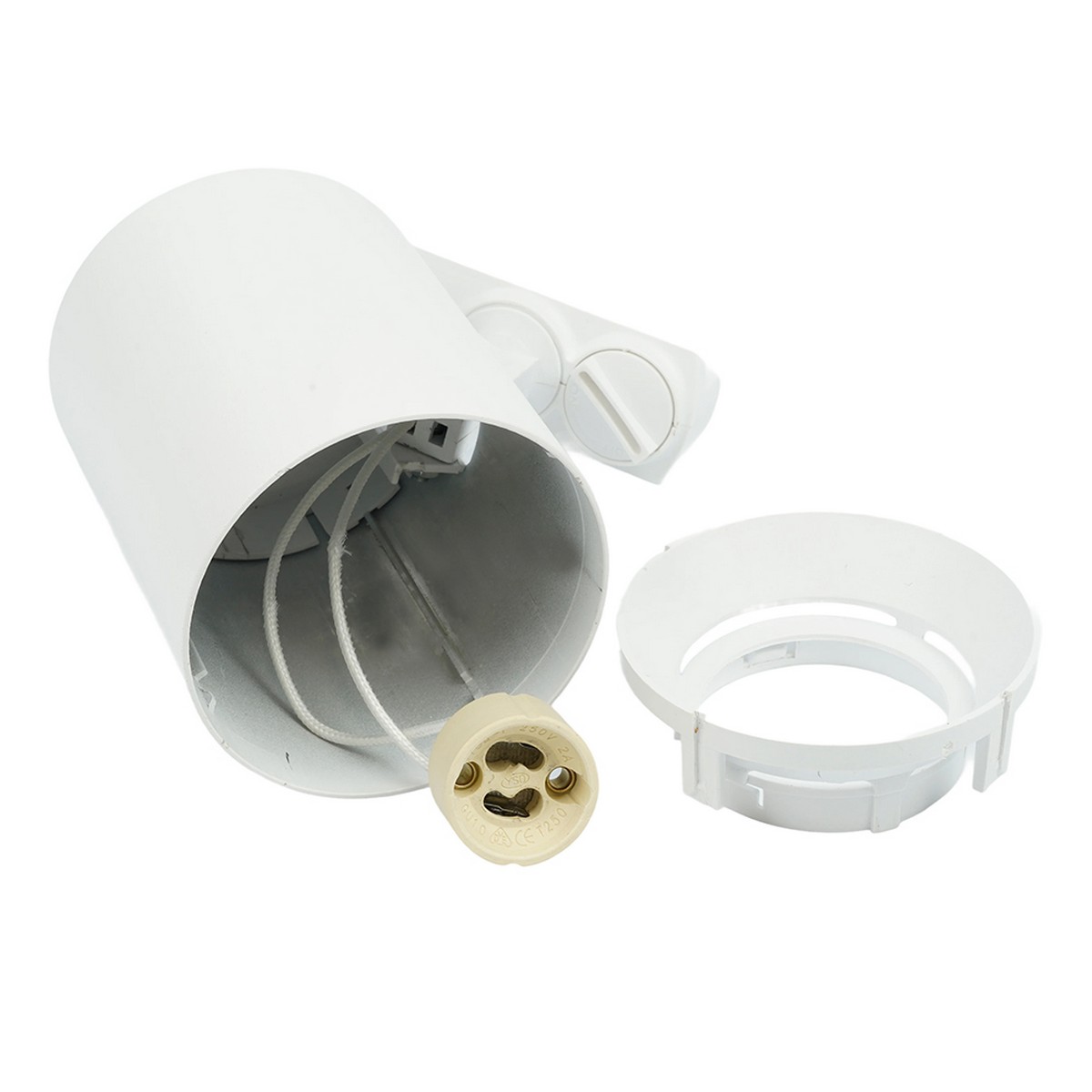 Трековые светодиодные светильники Светильник Feron AL169 трековый на шинопровод под лампу GU10 белый 51849 