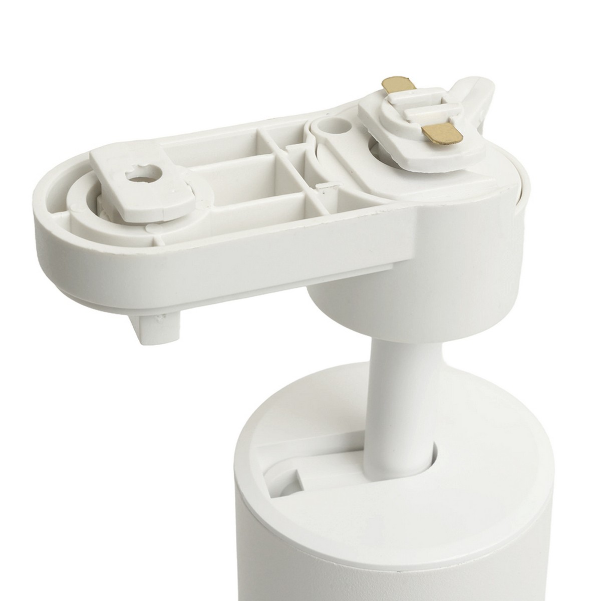 Трековые светодиодные светильники Светильник Feron AL178 трековый под лампу GU10 белый серебро 48702 