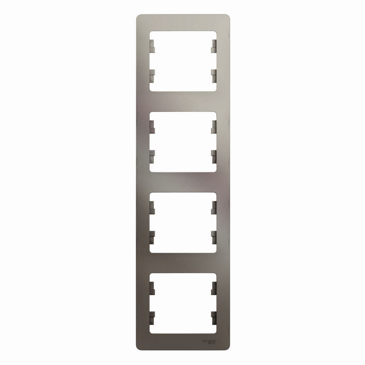 Glossa Платина Рамка Systeme Electric Glossa Платина 4-ая вертикальная GSL001208