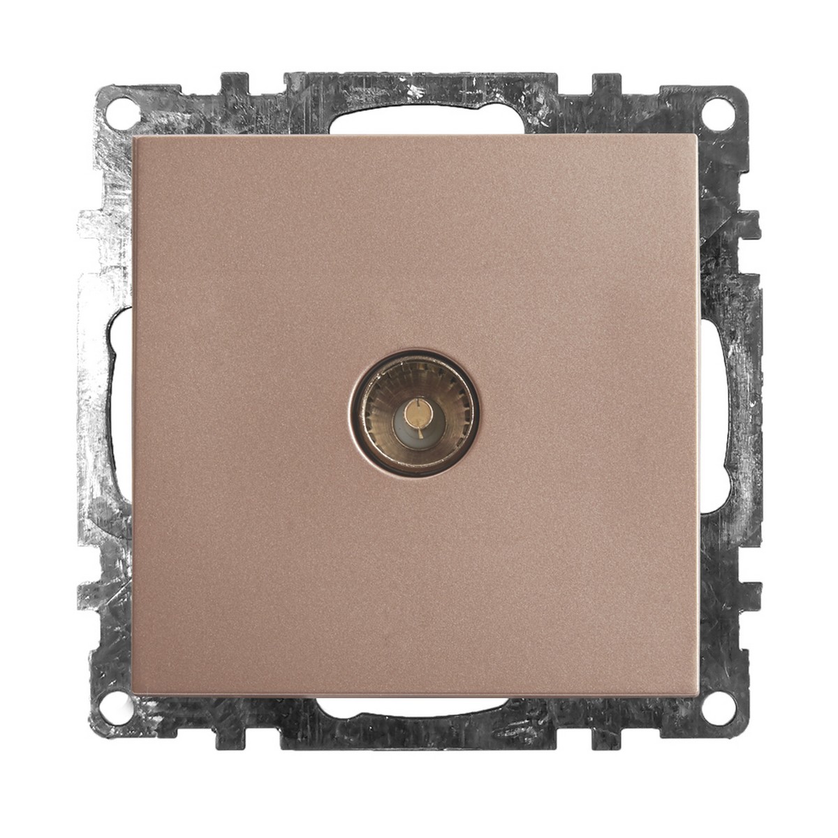 Катрин - Розетки и выключатели Stekker Розетка телевизионная 1-местная STEKKER GLS00-7108-02 75 Ом 5-862МГц Катрин шампань 39600