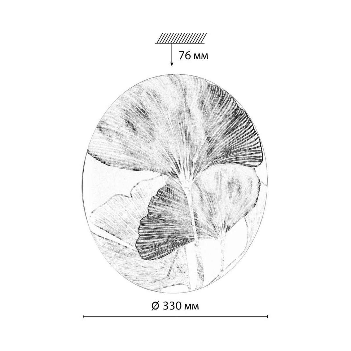 Накладные светодиодные светильники Настенно-потолочный светильник СОНЕКС 7747/CL FLOREN 