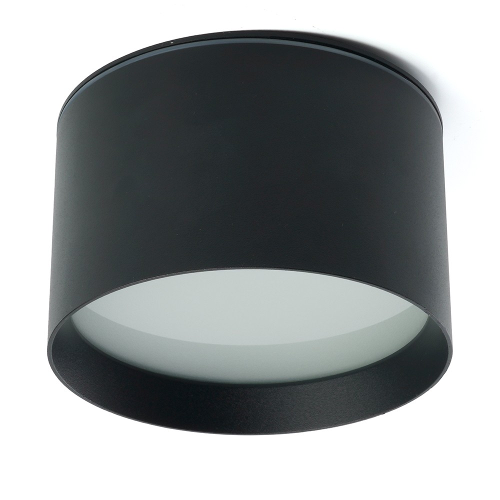 Накладные светодиодные светильники Светильник потолочный Feron HL373 25W GX70 черный 48733