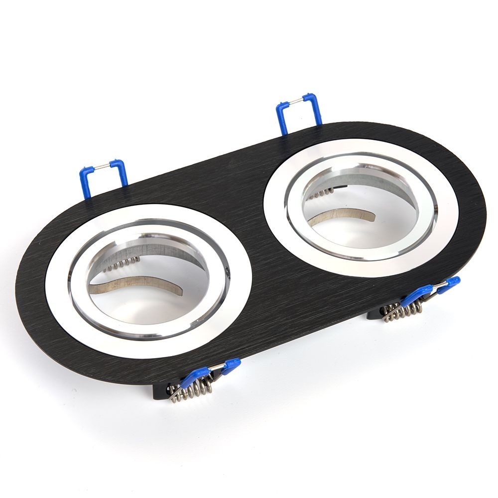 Встраиваемые светодиодные светильники Светильник потолочный встраиваемый Feron DL2812 черный 48462 