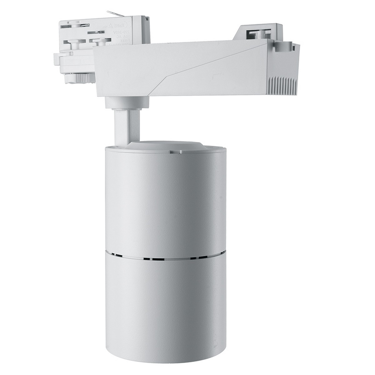 Трековые светодиодные светильники Светодиодный светильник Feron AL103 трековый на шинопровод 40W 4000K белый 3х фазный 41603 