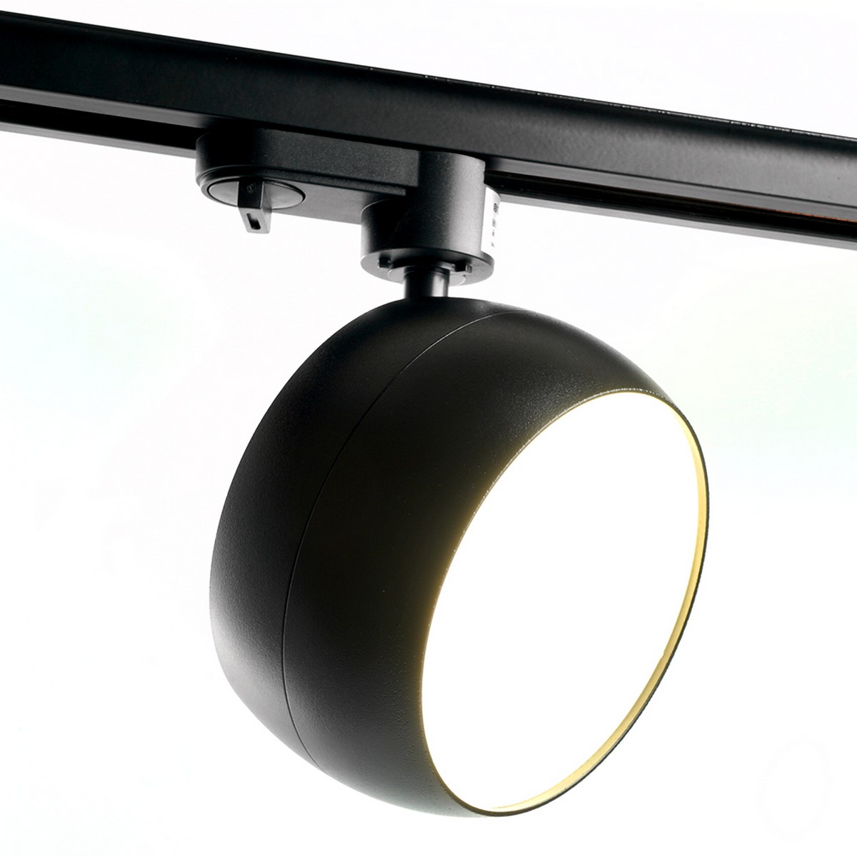 Трековые светодиодные светильники Светильник Feron AL167 трековый однофазный на шинопровод под лампу GX70 черный 48551 