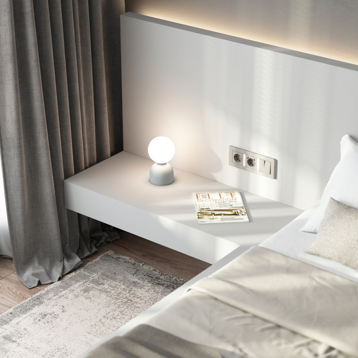 Werkel дымчатый Перекрестный выключатель Werkel двухклавишный (дымчатый) W1223004