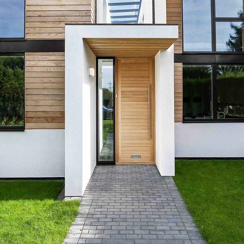 Уличные настенные светильники Светильник садово-парковый Feron DH018 на стенуE27 230V серый 11880 