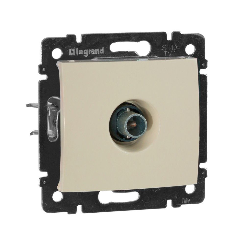 Legrand Valena Classic Кремовый Розетка TV Legrand Valena Крем единственная 1,5 дБ 774329