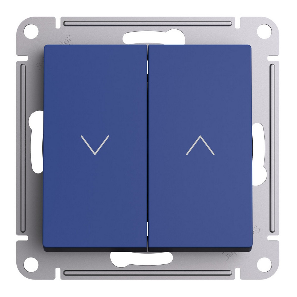 AtlasDesign Аквамарин Выключатель Systeme Electric AtlasDesign Аквамарин 2-клавишный жалюзи, 10А, механизм ATN001119