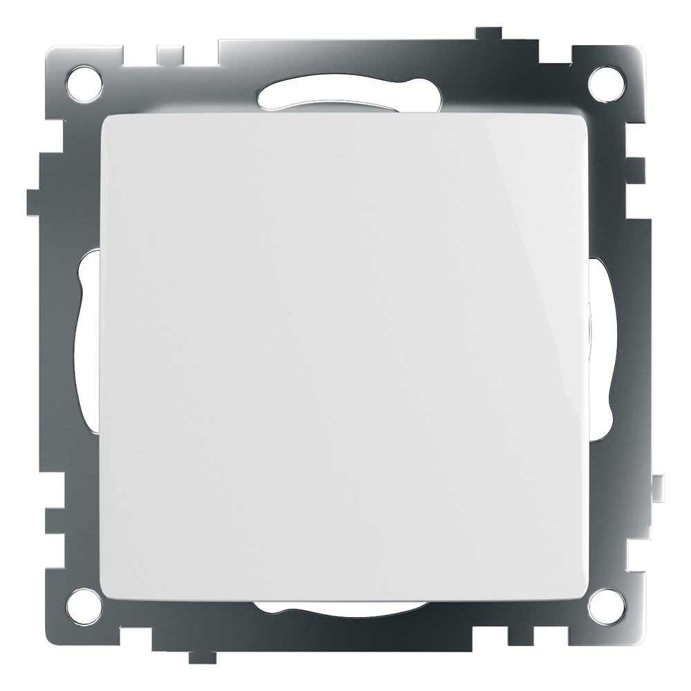 Катрин - Розетки и выключатели Stekker Выключатель 1-клавишный STEKKER GLS10-7103-01 250V 10А Катрин белый 39298