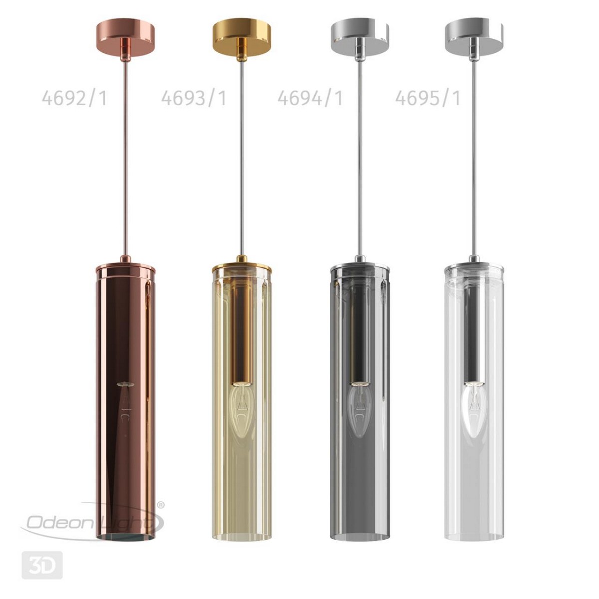 Подвесные светодиодные светильники Подвес ODEON LIGHT 4693/1 KLUM 