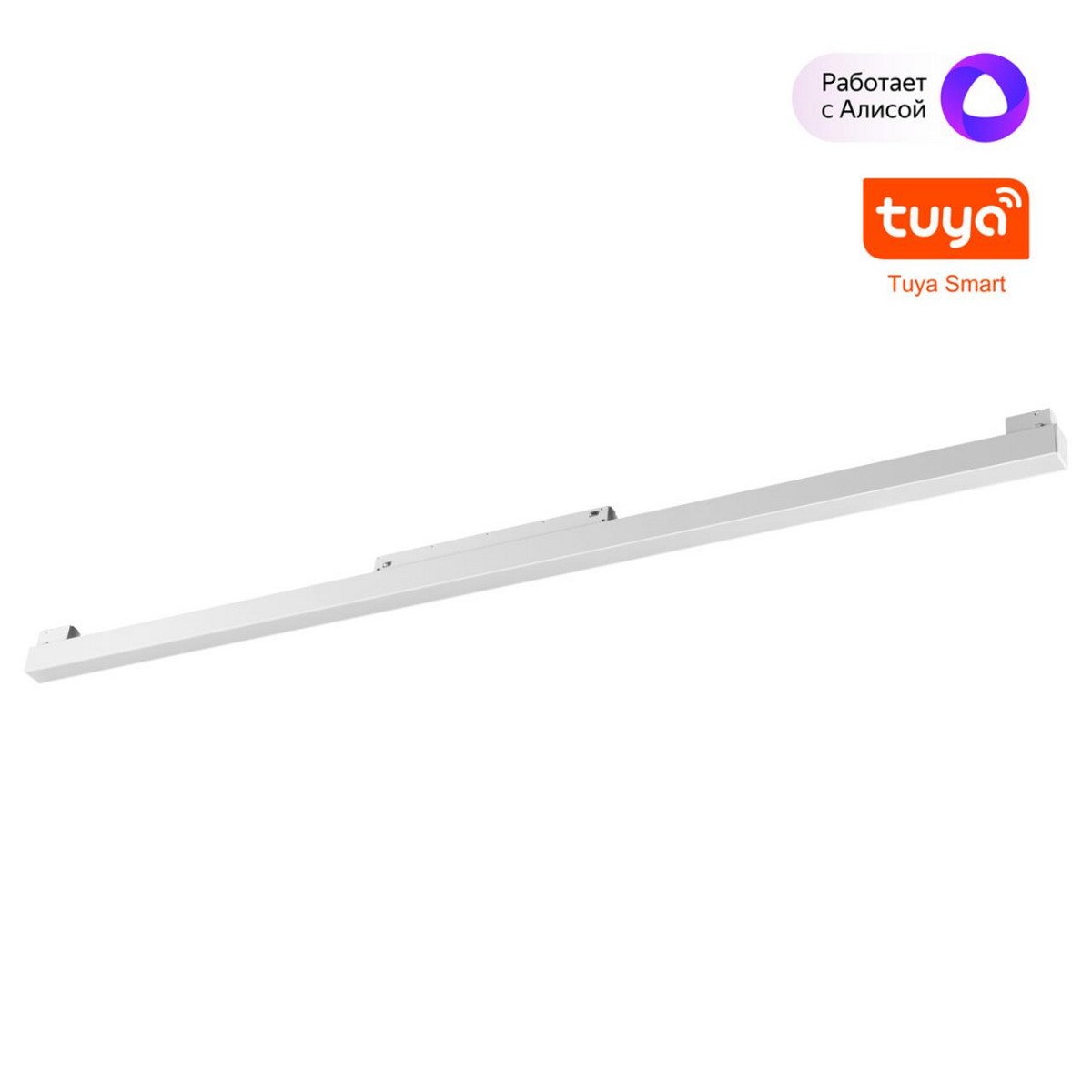 Трековые светодиодные светильники Трековый смарт-светильник диммир. со сменой цв.температуры (управление - пульт ДУ/Tuya Smart Life) NOVOTECH 359632 FLUM