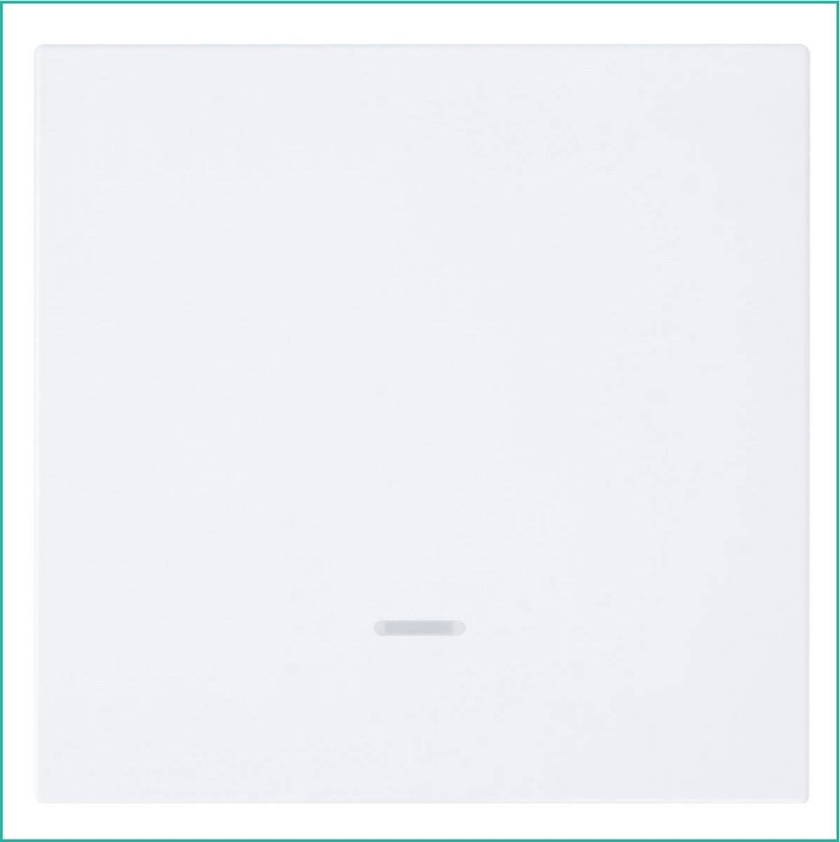 JASMART FD - розетки и выключатели Выключатель одноклавишный JASMART FD проходной со светодиодом белый глянцевый 3012NW