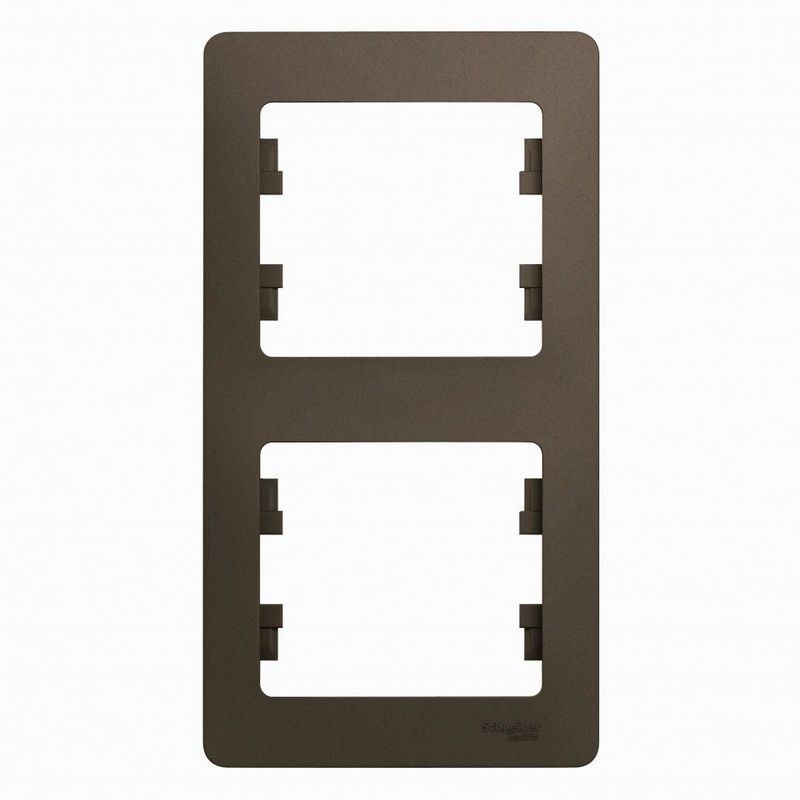 Glossa Шоколад Рамка Systeme Electric Glossa Шоколад 2-я, вертикальная GSL000806
