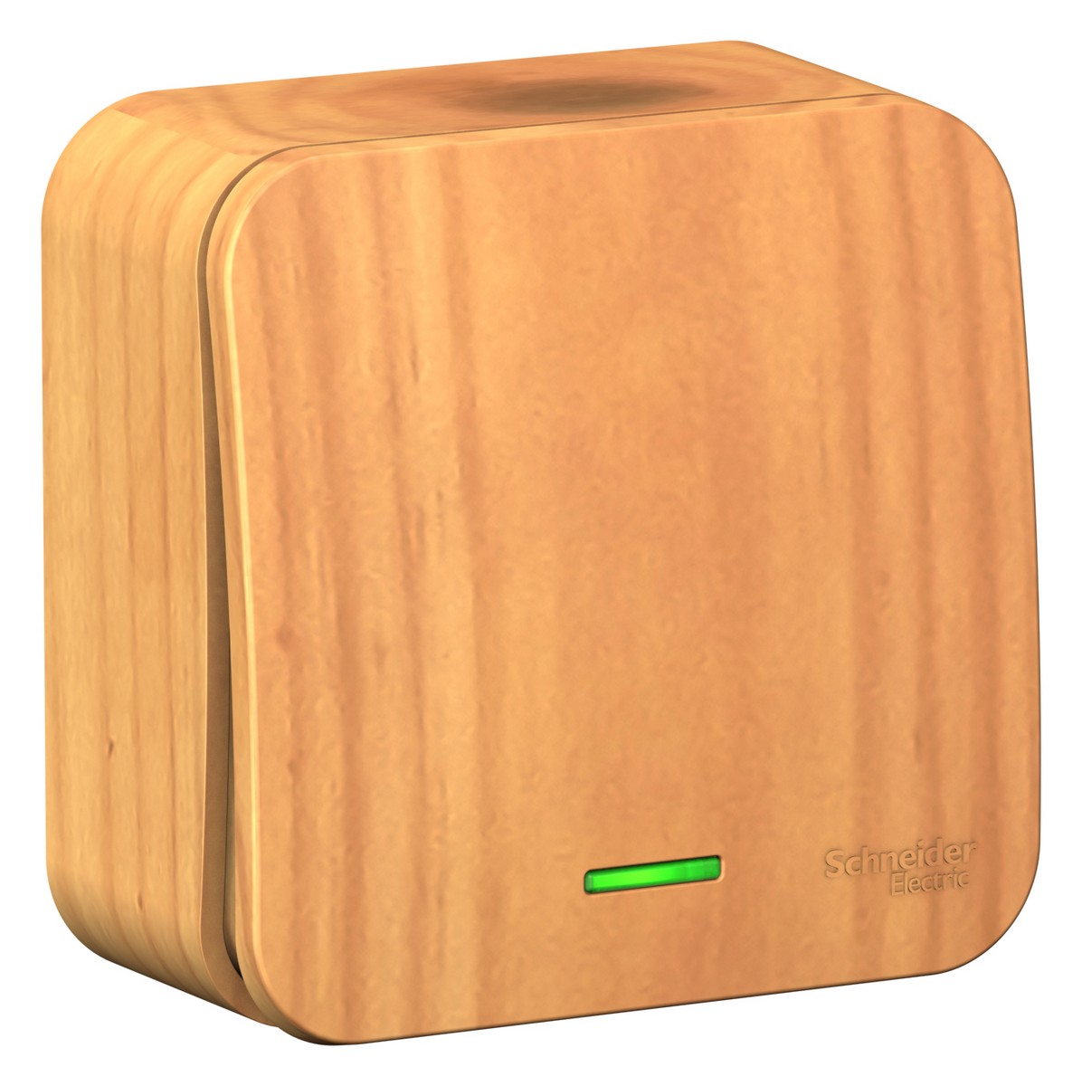 Blanca ясень розетки и выключатели Выключатель SE Blanca 1-клавишный Ясень наружный с подсветкой BLNVA101105