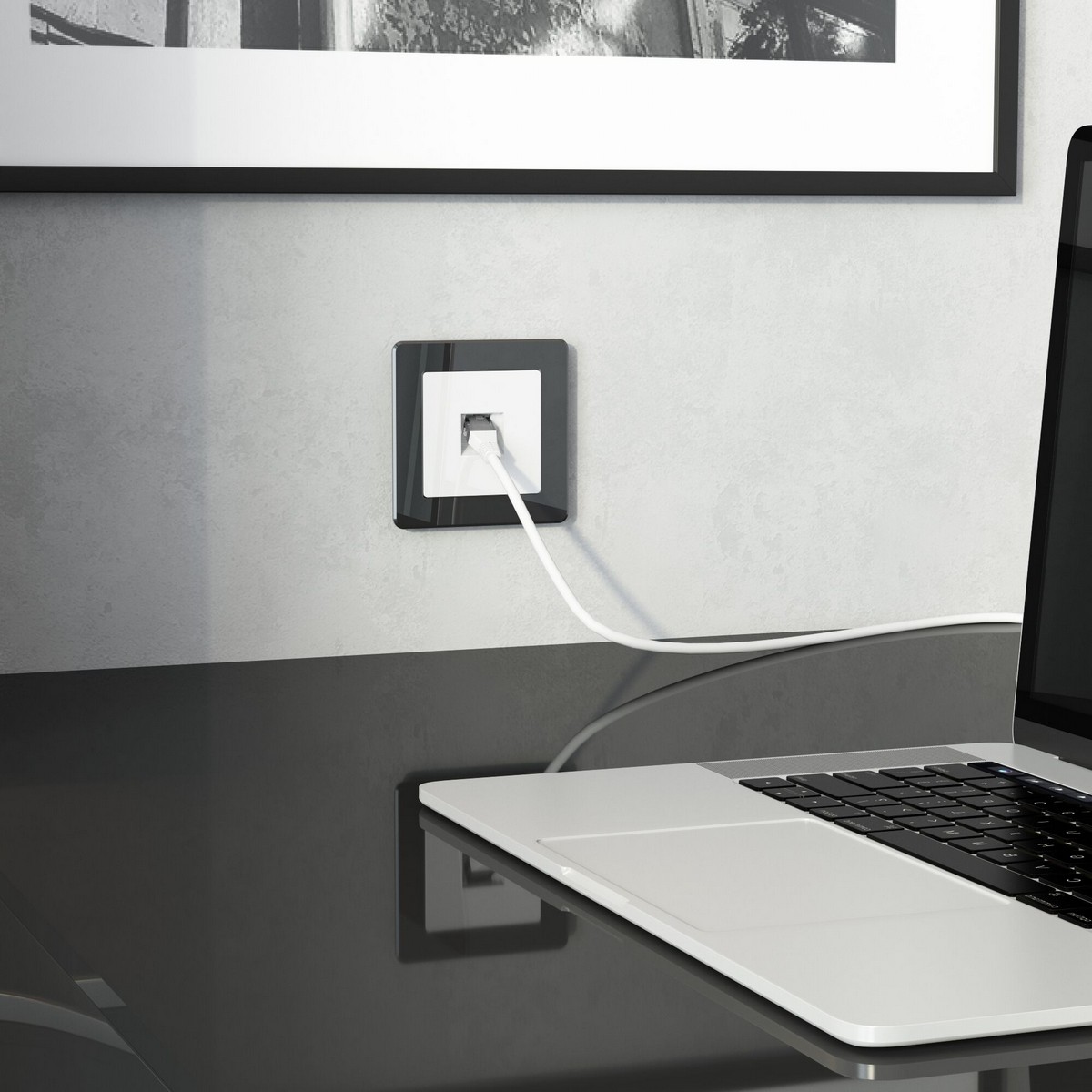 Werkel Белый механизмы Розетка Werkel Ethernet RJ-45 cat. 6A экранированная (белый) W5120101