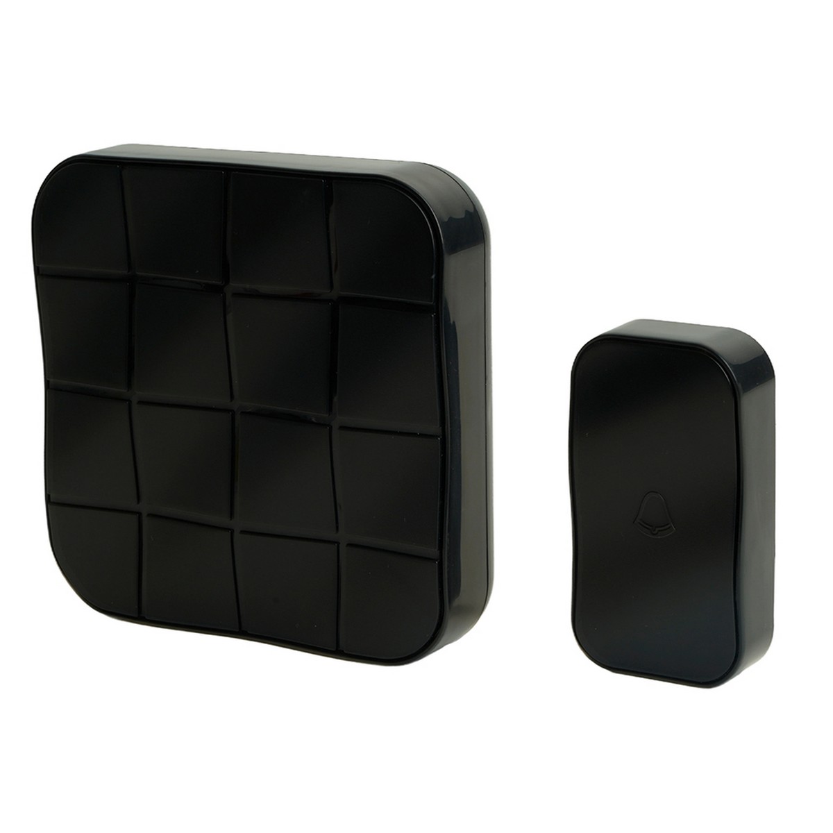 Беспроводные дверные звонки Звонок дверной беспроводной Feron E-378 10 мелодий чёрный с питанием от батареек 51431