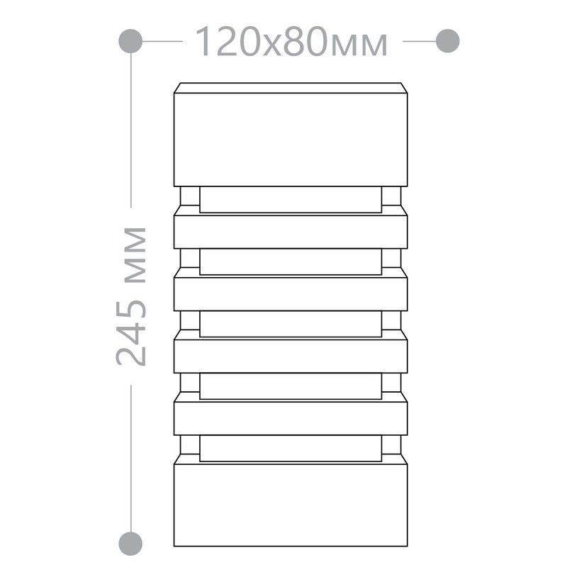 Уличные настенные светильники Светильник садово-парковый Feron DH0602 на стену E27 230V черный 11876 