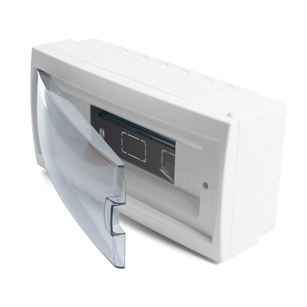 Пластиковые боксы и щиты Stekker Бокс настенный STEKKER EBX50-3/12-20 12 модулей, пластик, серия Standart 39647