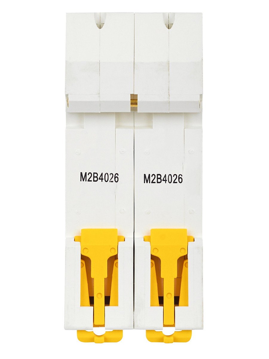 2 полюсные (двухполюсные) Автоматический выключатель IEK ARMAT M06N 2P B 40А AR-M06N-2-B040 