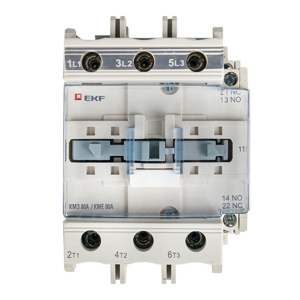 Контактор EKF PROxima КМЭ малогабаритный 80А 220В NO+NC ctr-s-80-220