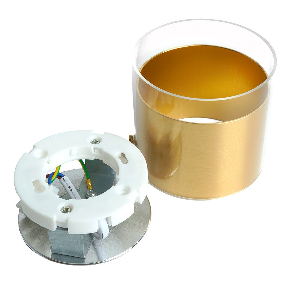 Светильники споты светодиодные Светильник потолочный Feron HL389 Barrel LUMINA GX53 12W 230V золото 48796 