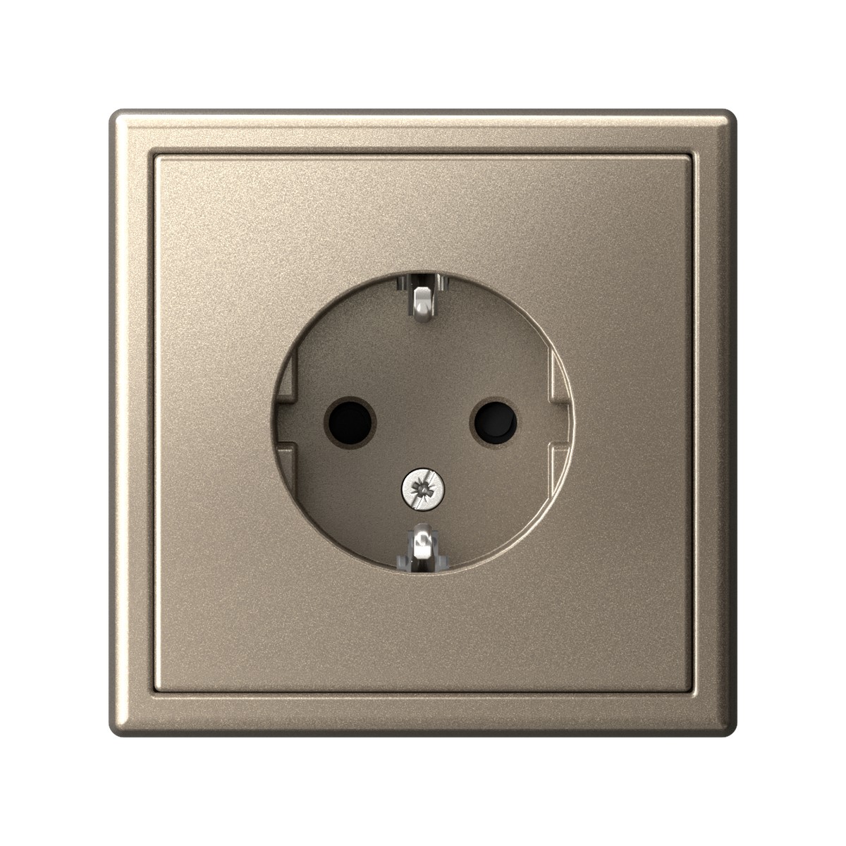 ArtGallery Шампань Розетка Systeme Electric ArtGallery Шампань с заземлением со шторками 16А GAL000545