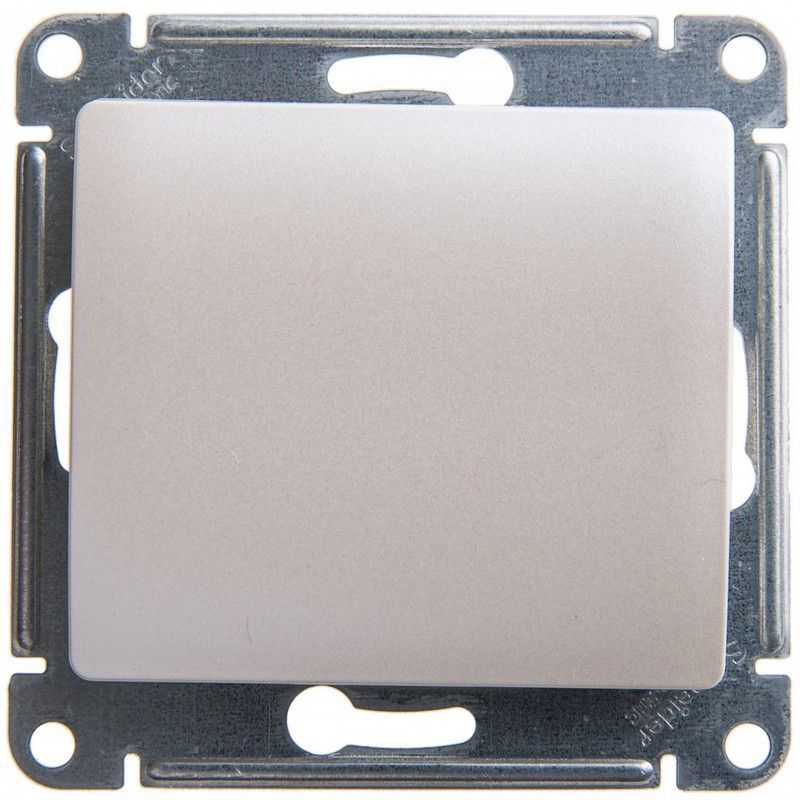 Glossa Перламутр Переключатель Systeme Electric Glossa Перламутр 1-клавишный, сх.6, 10АХ механизм GSL000661