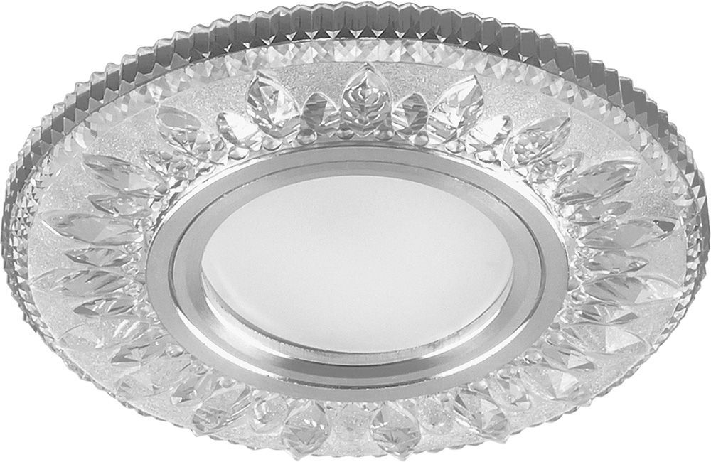 Встраиваемые светодиодные светильники Светильник встраиваемый с белой LED подсветкой Feron CD903 потолочный MR16 G5.3 белый 28846