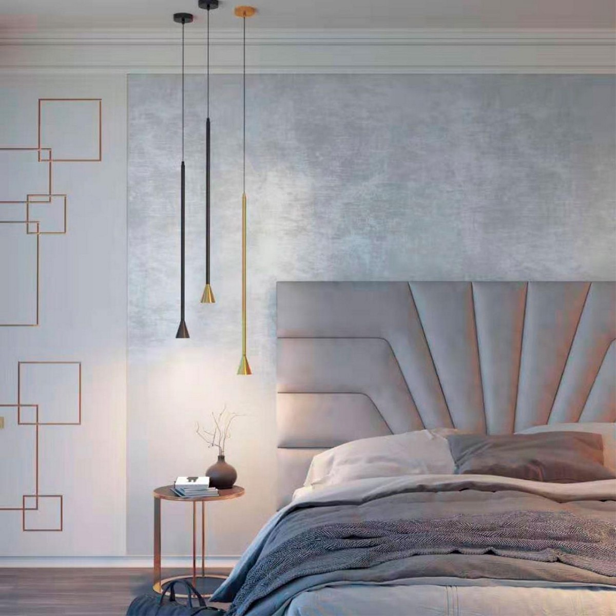 Подвесные светодиодные светильники Подвесной светильник ODEON LIGHT 3884/1GB PIPA 